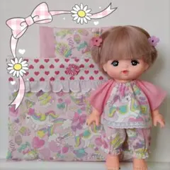 お布団＆パジャマ　ユニコーン　メルちゃん　ソランちゃん