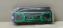 昭和レトロ　ラジカセ型　消しゴム　メタリックグリーン　日本製