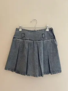 OliveOLIVE des OLIVE デニムプリーツミニスカートのサムネイル