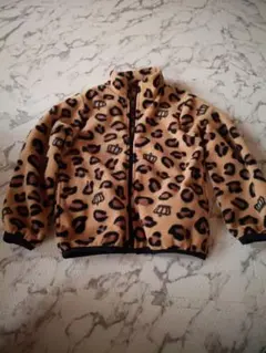 BABY DOLL ヒョウ柄フリースジャケット 120cm