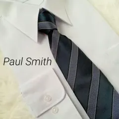 Paul Smith　ネクタイ　レジメンタル　日本製　高級シルク 光沢