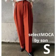 selectMOCA by son スラックス オレンジ パンツ S