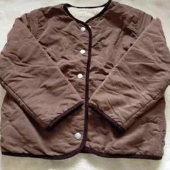 ブラウンキルティングジャケット　130