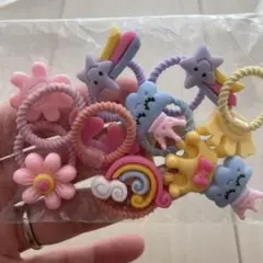 キッズヘアゴム　可愛い　赤ちゃん　ヘアゴム　１０個入り