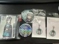 新品未開封　ヘブンバーンズレッド　大島一千子　スリーブ、缶バッジ、チャームセット