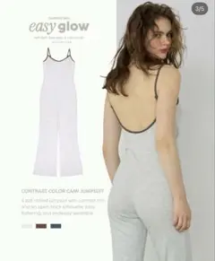 ALEXIA STAM Contrast Color Cami Jumpsuit - メルカリ