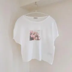 flower 花柄プリント Tシャツのサムネイル
