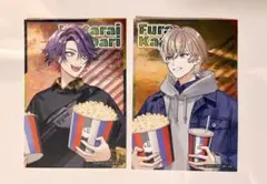 【にじさんじ】 ポップコーン　ステッカー　風楽　渡会　バラ売り可