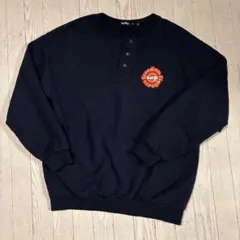 xlarge ボタン付きトレーナー XL ネイビー