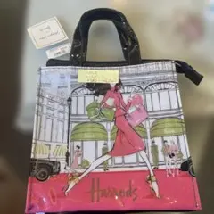 Harrods イラストトートバッグ