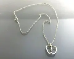 美品】ティファニー アップル ネックレス エルサペレッティ シルバー