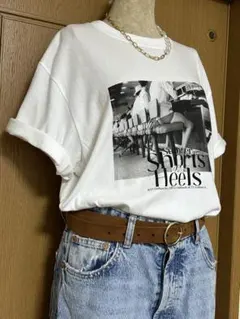 未使用　LOWRYS FARM LIFE社フォトTシャツのサムネイル