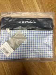 DUNLOP サコッシュ ネイビー チェック柄 新品
