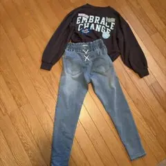 JENNI キッズ トップス デニムパンツ セット