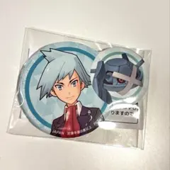 ポケモンマスターズEX 缶バッジ ダイゴ＆メタグロス