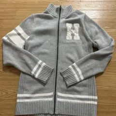 TOMMY HILFIGER グレー セーター M ロゴ