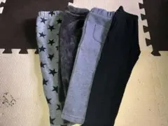 ベビー服 ボトムス 4点セット 90cm 10分丈