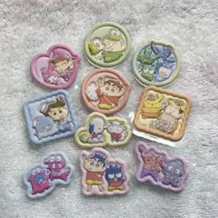 クレヨンしんちゃん　サンリオ　ぷくぷくシール　セット
