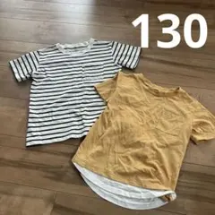 Tシャツ まとめ売り ボーダー イエロー しまむら 西松屋のサムネイル