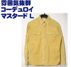 BACK NUMBER コーデュロイ ウエスタンシャツ L アメカジ