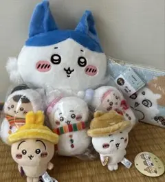 ちいかわ　マスコットぬいぐるみ　ちいかわ　ハチワレ　うさぎ　ラッコ　シーサー
