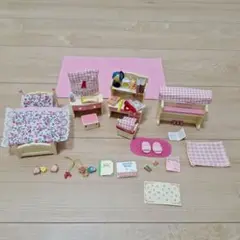 シルバニアファミリーピンク 家具セット　ときめきマイルーム