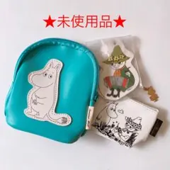 【未使用品】サマンサモスモス ナノユニバース ムーミン ポーチ 雑誌付録