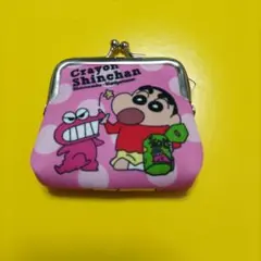 クレヨンしんちゃん がま口財布 ピンク