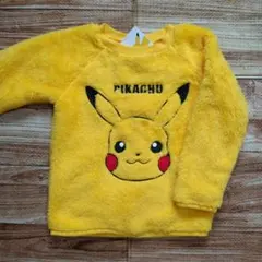 新品 未使用 ポケモン ピカチュウ 長袖 両起毛 トレーナー 男の子 100