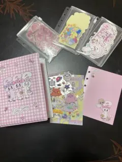 キャラクターシールセット、シール帳完成品など