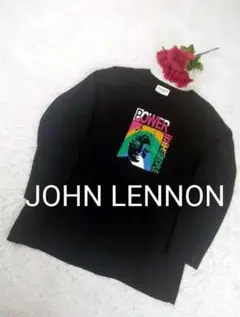 【激レア】ジョンレノン JOHN LENNON ラブアンドピース Tシャツ 黒