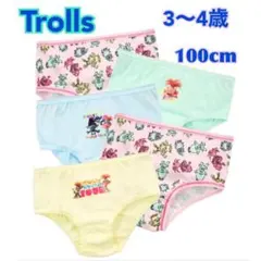 ✨新品・未使用✨トロールズ　女の子用下着　5枚セット　3-4歳用