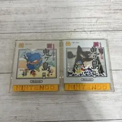 ファミコンディスクカード 新・鬼ヶ島 前編後編セット