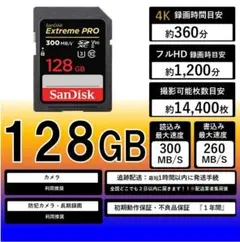 63.サンディスクExtremePRO300 SDカード128GB .49