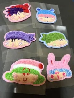 キャラクターワッペン 6種セット