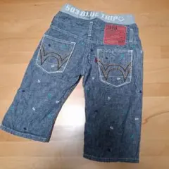 EDWIN マリン刺繍ハーフパンツ 130㎝