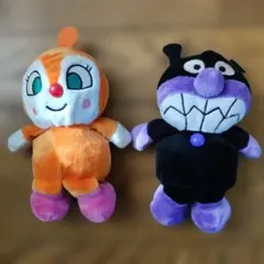 ドキンちゃん、ばいきんまんぬいぐるみセット