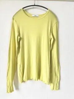 ジャーナルスタンダードrelume イエロー　シアーカットソー　長袖　春