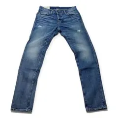 新品タグ付✨アバクロ スキニーデニムパンツ フェード ダメージ加工 W30L30