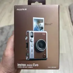 FUJIFILM instax mini Evo ブラウン チェキ カメラ 新品