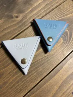 【2個セット】KALDI カルディ 三角 コインケース