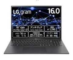 【美品】LG gram 16インチ Core i7 メモリ16GB 楽天市場】lg ノートpc gram 16インチの通販