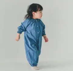 【美品】エヌエイチティー フリルロンパース