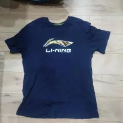 LI-NING ネイビー XL シャツ