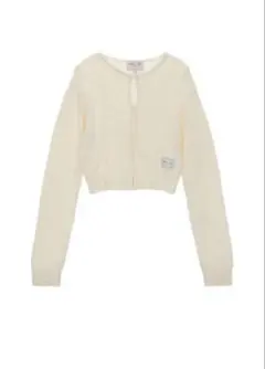 Matin Kim クロップホックカーディガン