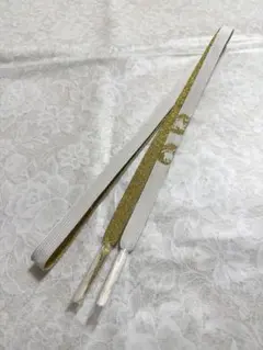13 美品 白 フォーマル 礼装 正絹 帯締め