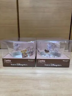 ディズニーシー　ダッフィー　シェリーメイ　耐熱ガラスボウル　スウィートダッフィー