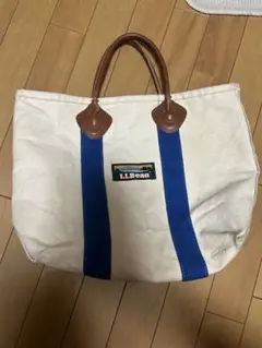 LLBean レザーハンドルトート　80s