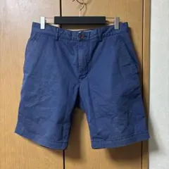 メンズ チノショートパンツ ネイビーのサムネイル