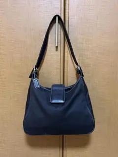 coach　オールドコーチ　ワンショルダー　ハンドバッグ　ブラック　7701